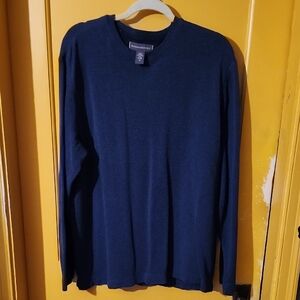 Banana Republic Deep Blue Long Sleeve Tee
